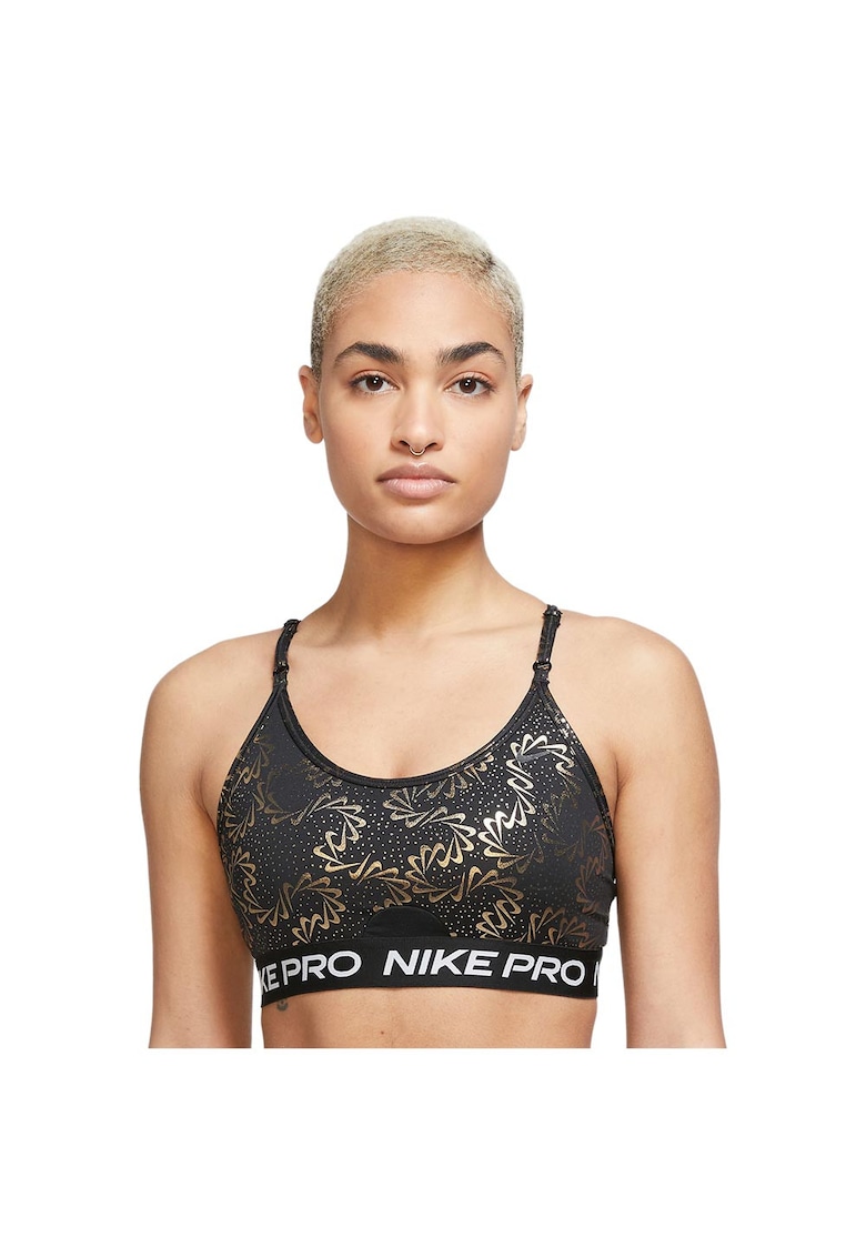 Sutien sport Pro Dri-FIT Indy Sparkle pentru femei - negru/auriu - mărimea - Negru