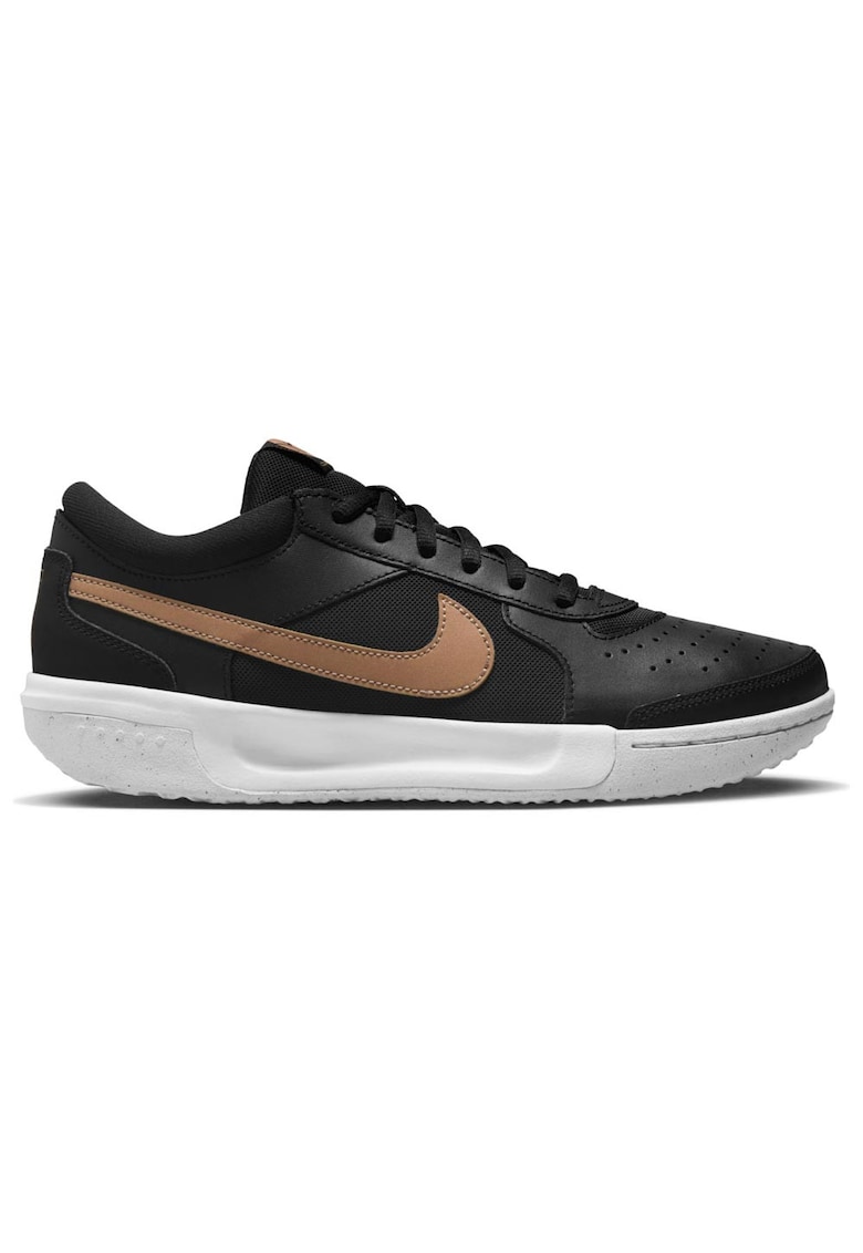 Pantofi sport dama Court Air Zoom Lite 3 - negru - piele naturala - pentru zgura