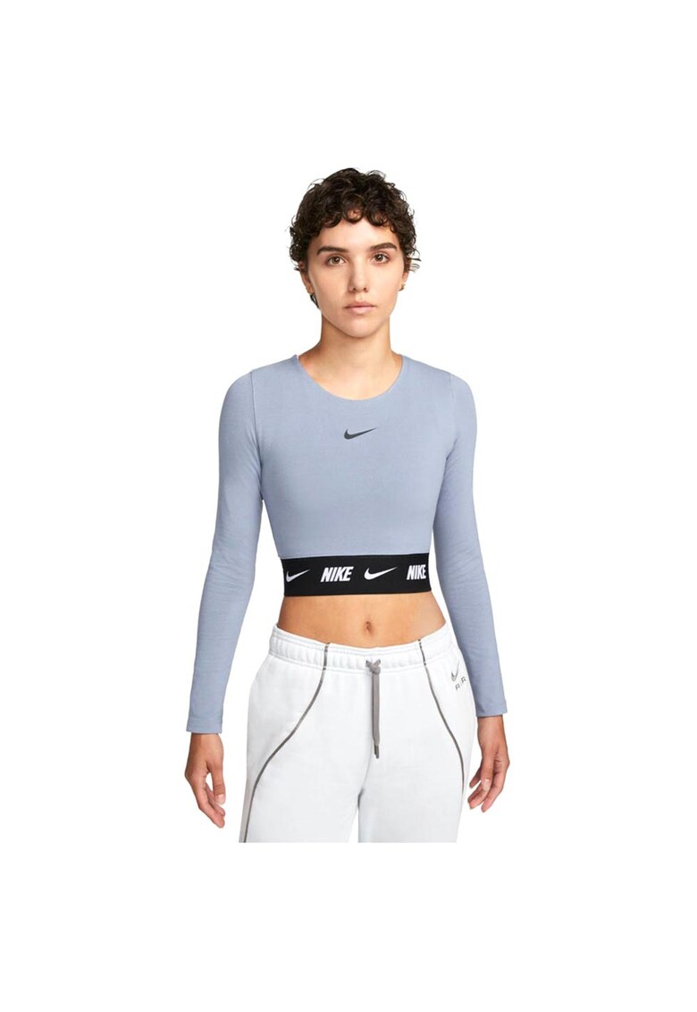 Bluza sport dama DX2315 - Albastru - Bumbac/Poliester -