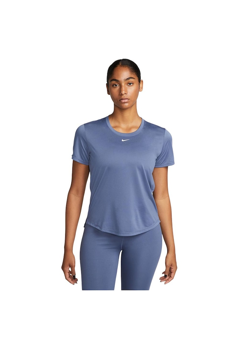 Tricou sport Dri-FIT One - albastru - poliester - design respirabil - croiala confortabila