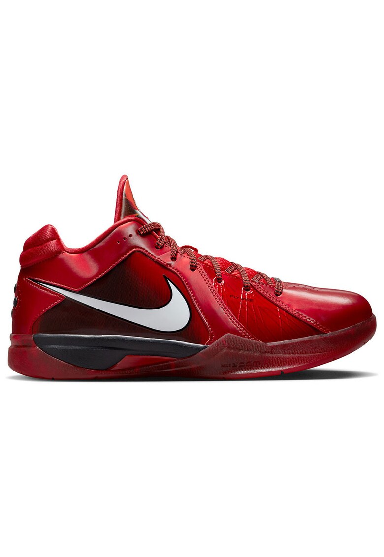 Pantofi sport Zoom KD 3 - rosu - material sintetic si piele - amortizare Zoom Air - suport Flywire