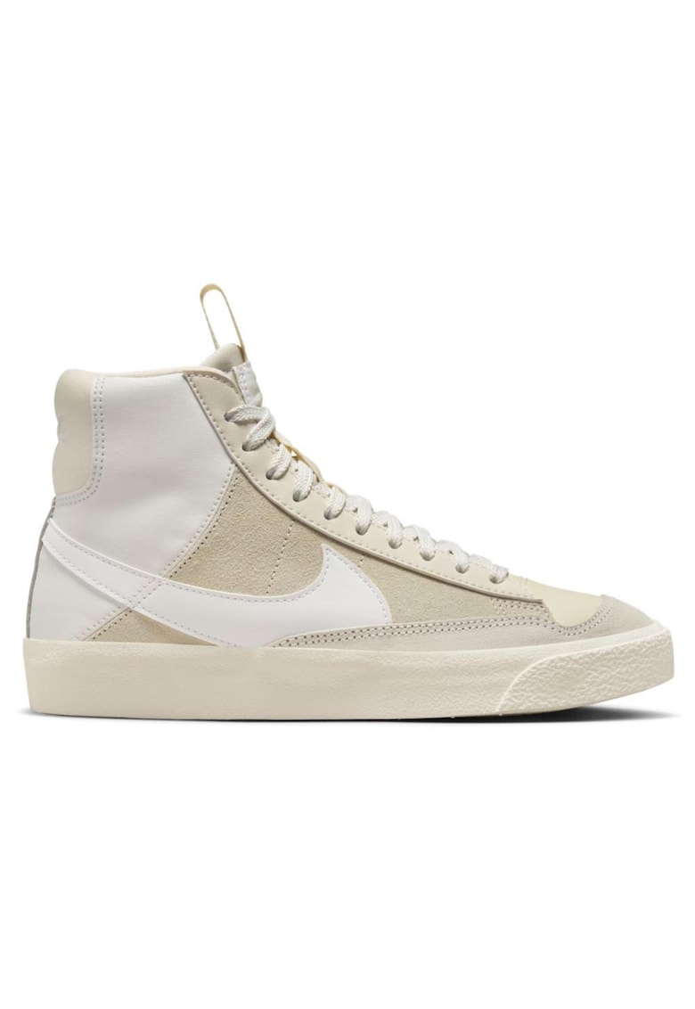 Pantofi sport copii - Blazer Mid '77 D - piele intoarsa - talpa din cauciuc - crem -