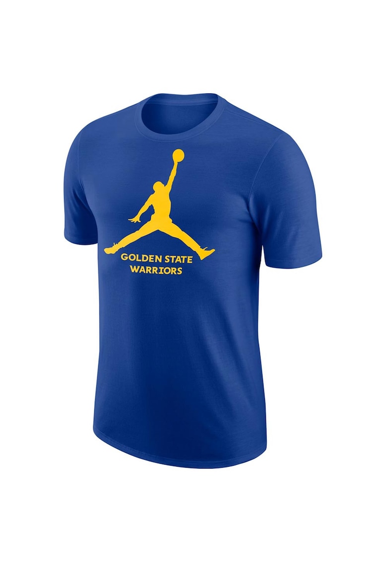 Tricou sport barbati Golden State Warriors - albastru - bumbac/poliester