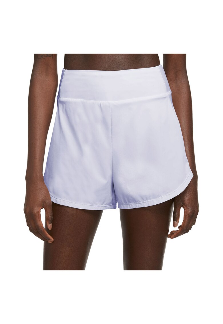 Pantaloni sport scurti dama DX6018 - Poliester - Alb
