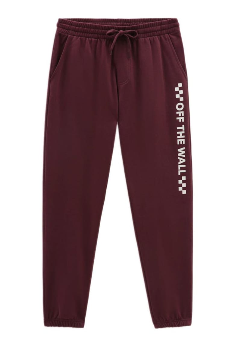 Pantaloni barbati Off the Stack - croiala regulata - talie elastica - visiniu - bumbac