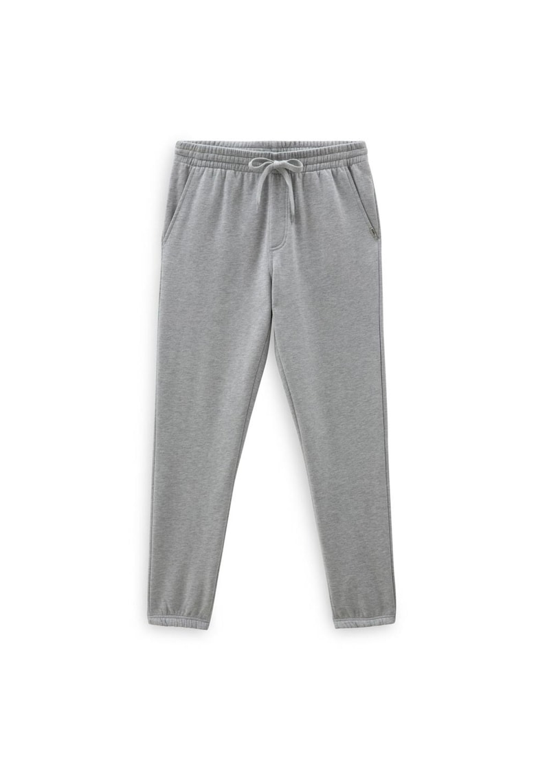 Pantaloni sport Trecker -talie elastica - cu imprimeu - bumbac/poliester - gri -