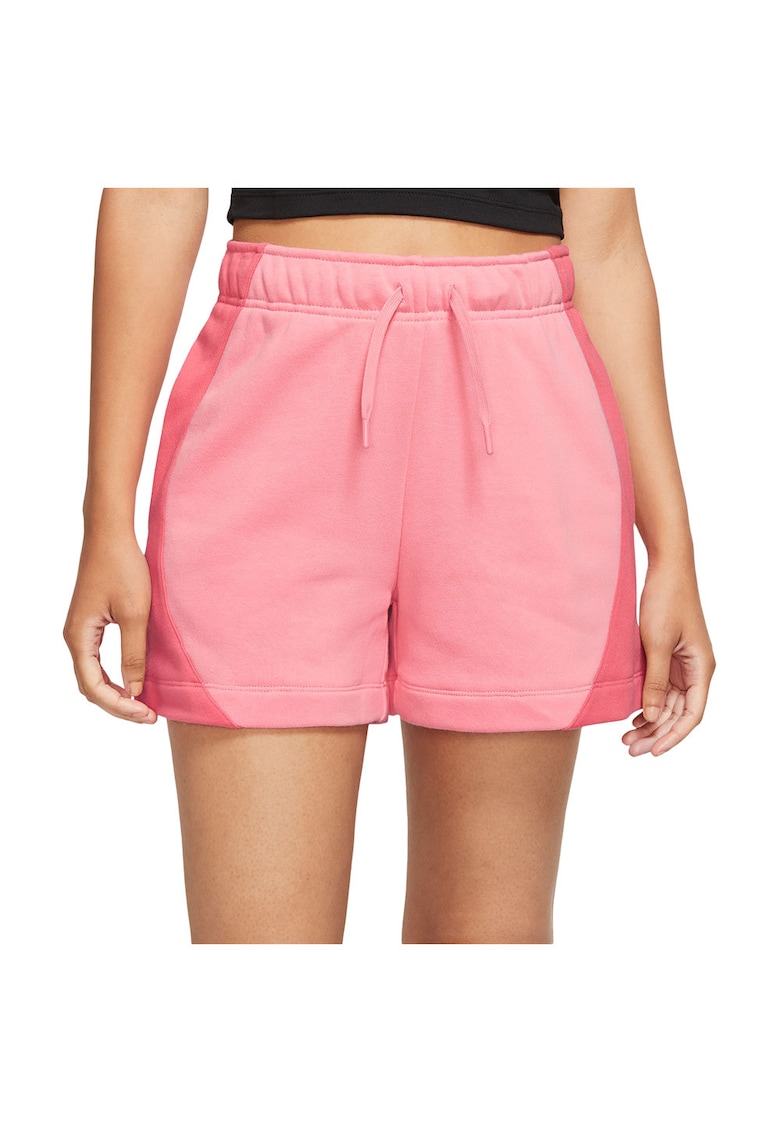 Pantaloni sport scurti dama DV8052 - Bumbac/Poliester - Roz -