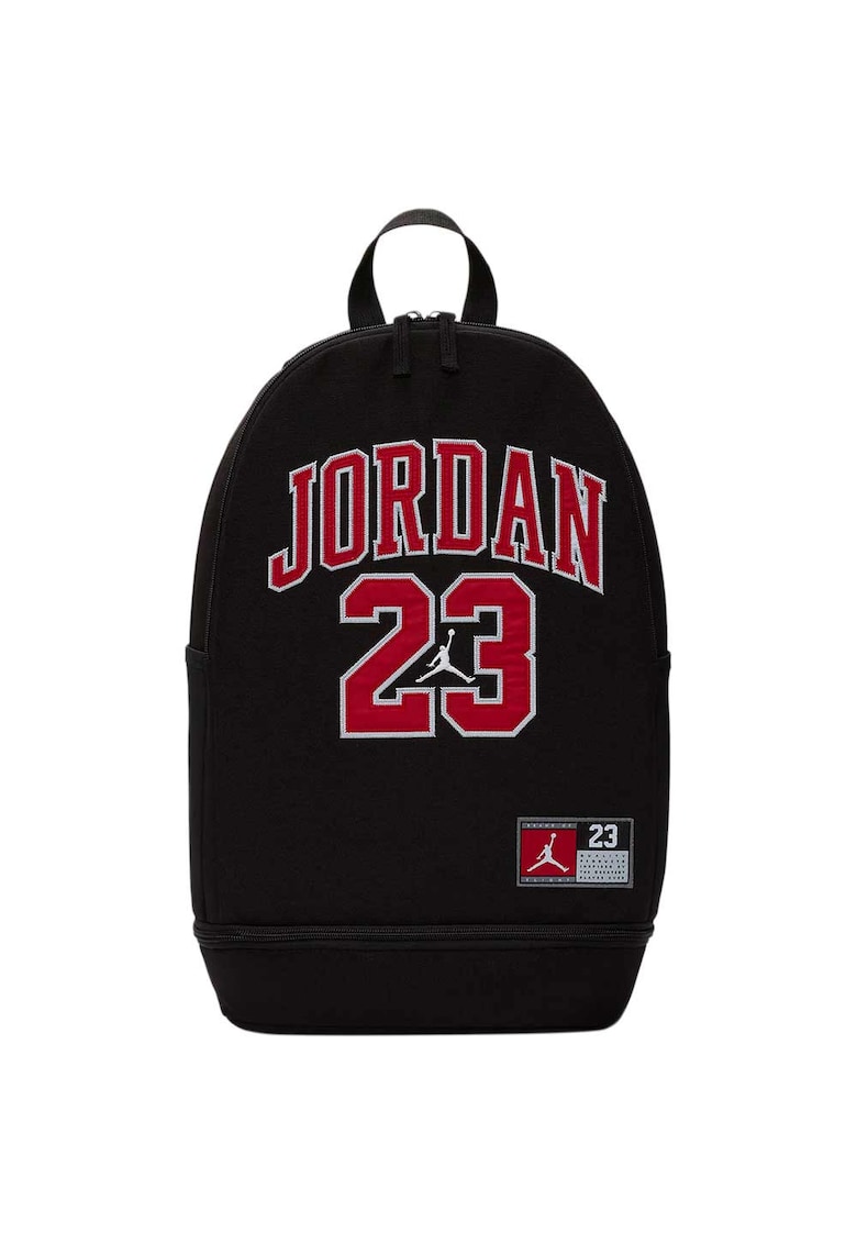 Rucsac model Jersey - 27L - cu compartiment pentru laptop - 49 -5x38 -7x17 -7cm - negru/rosu