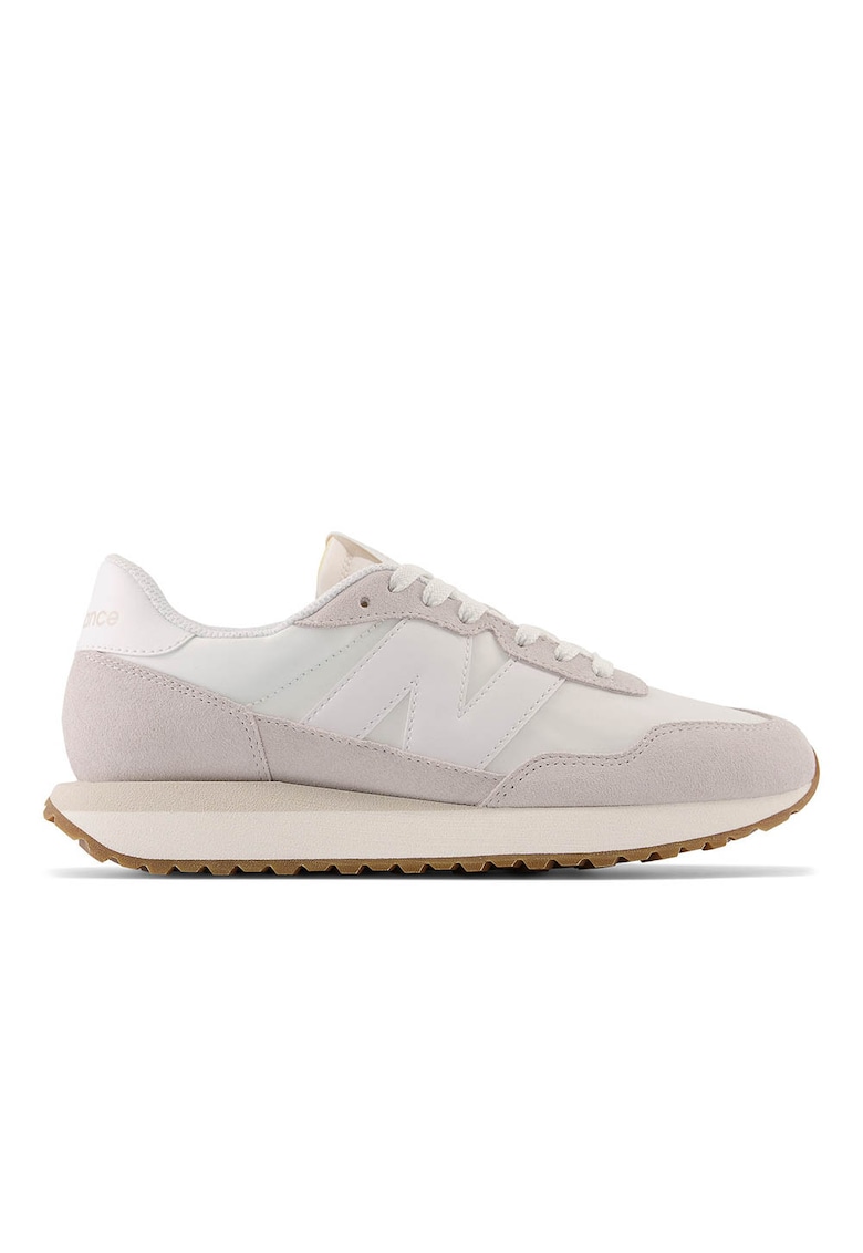 Pantofi sport copii - 237 - stil anii '70 - piele intoarsa/plasa