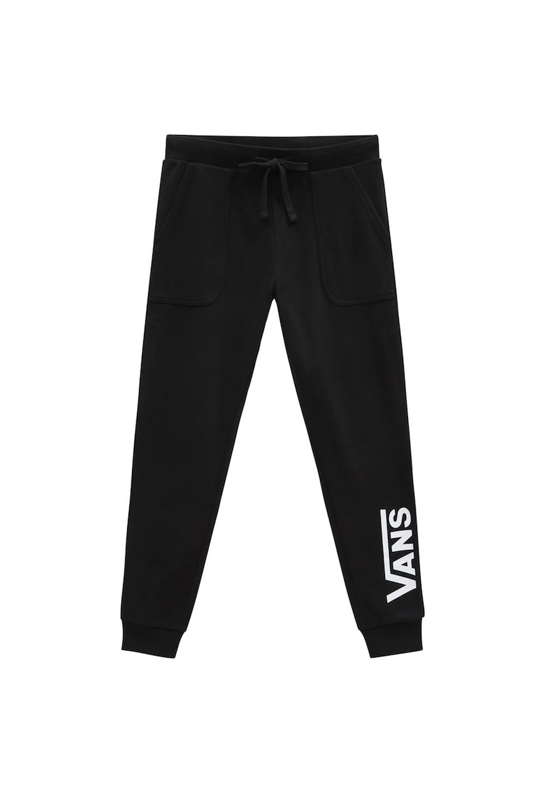 Pantaloni sport dama VN000AS9Y281 - Bumbac/Poliester - Negru