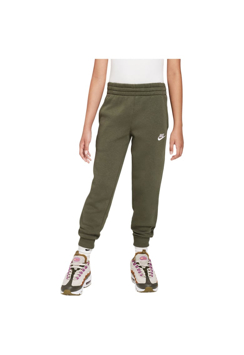 Pantaloni sport copii model Sportswear Club - bumbac - verde
