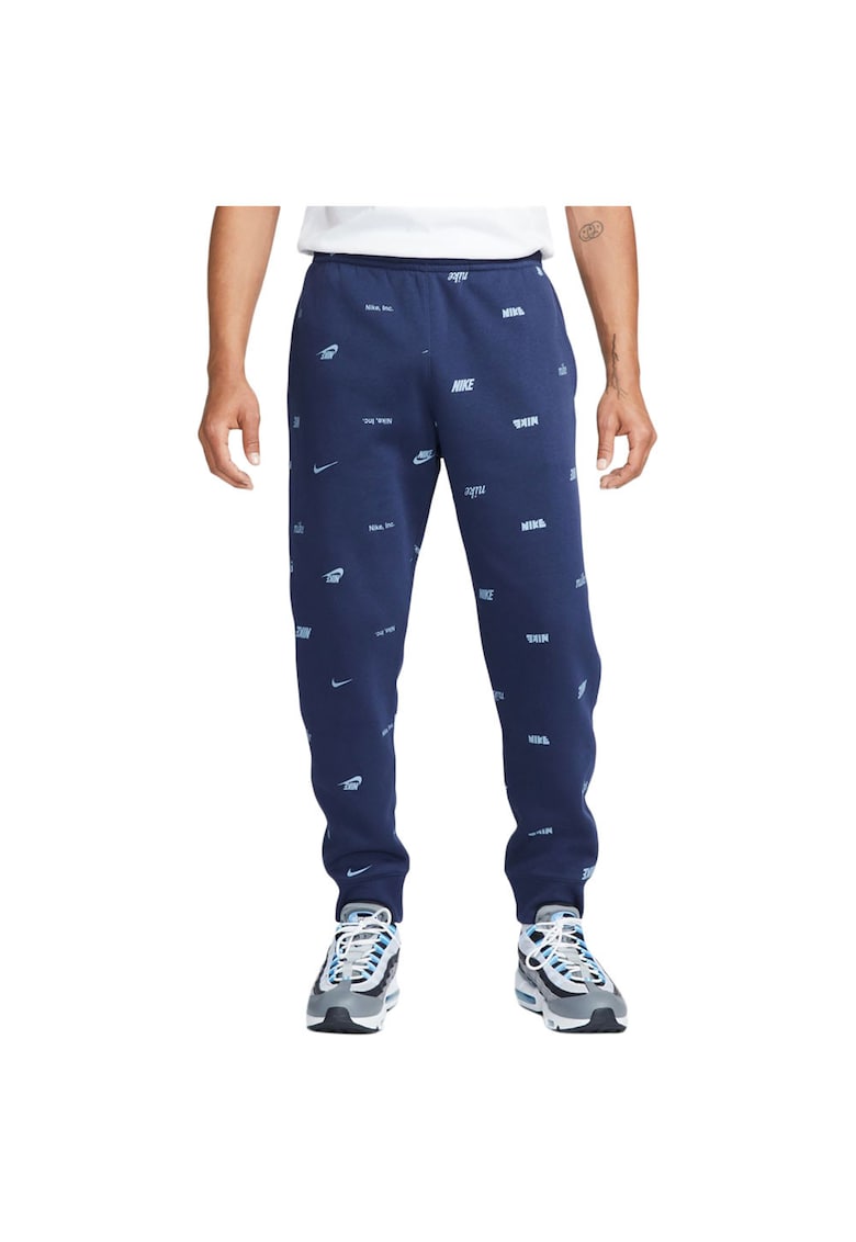 Pantaloni sport FB7437 - Bumbac/Poliester - Albastru -