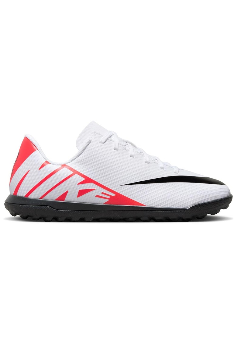 Pantofi sport copii Mercurial Vapor 15 Club TF - piele sintetica - talpa din cauciuc - alb - pentru suprafete sintetice -