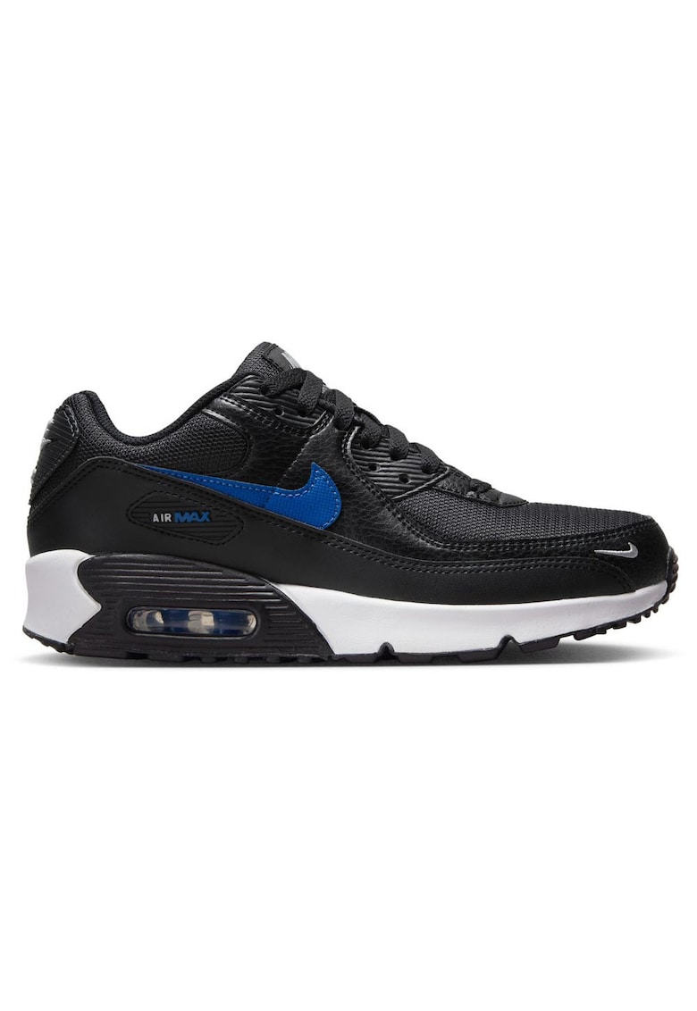 Pantofi sport Air Max 90 Next Nature - negru - piele ecologica - pentru copii - amortizare moale - talpa flexibila