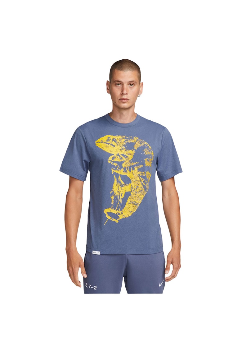 Tricou sport Hyverse Studio '72 - Dri-FIT - albastru - poliester