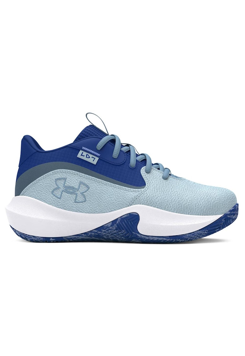 Pantofi sport copii - UA PS Lockdown 7 - usori - din plasa - albastru deschis -