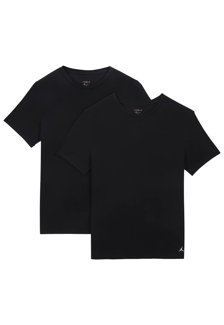 Set tricouri sport Flight Base - 2 piese - negru - bumbac