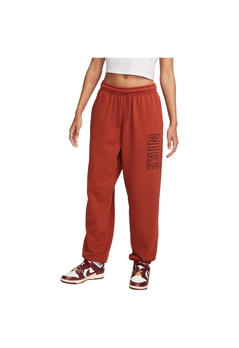 Pantaloni sport dama FJ4922 - Bumbac/Poliester - Rosu