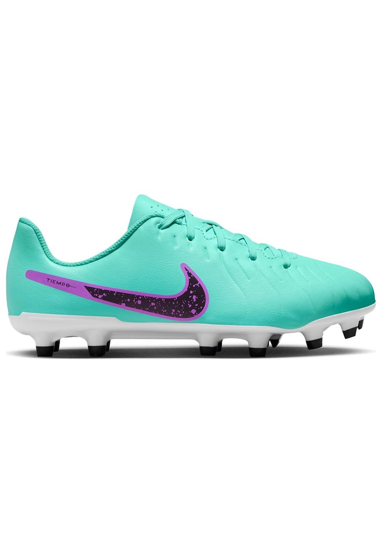 Pantofi fotbal copii Jr. Tiempo Legend 10 Club FG/MG - culoare verde - material sintetic - piele ecologica