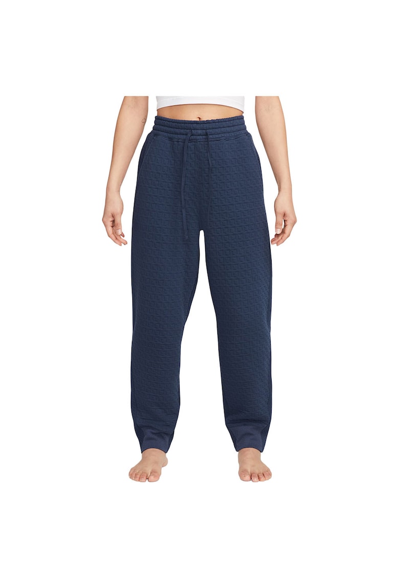 Pantaloni sport dama FB4981 - Poliester/Bumbac - Albastru -