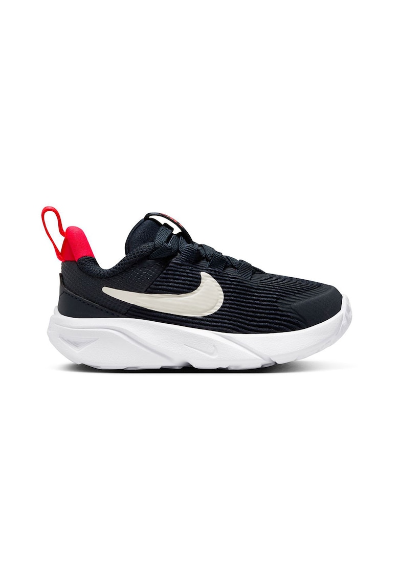 Pantofi sport Star Runner 4 - sireturi elastice - material sintetic - negru - pentru copii