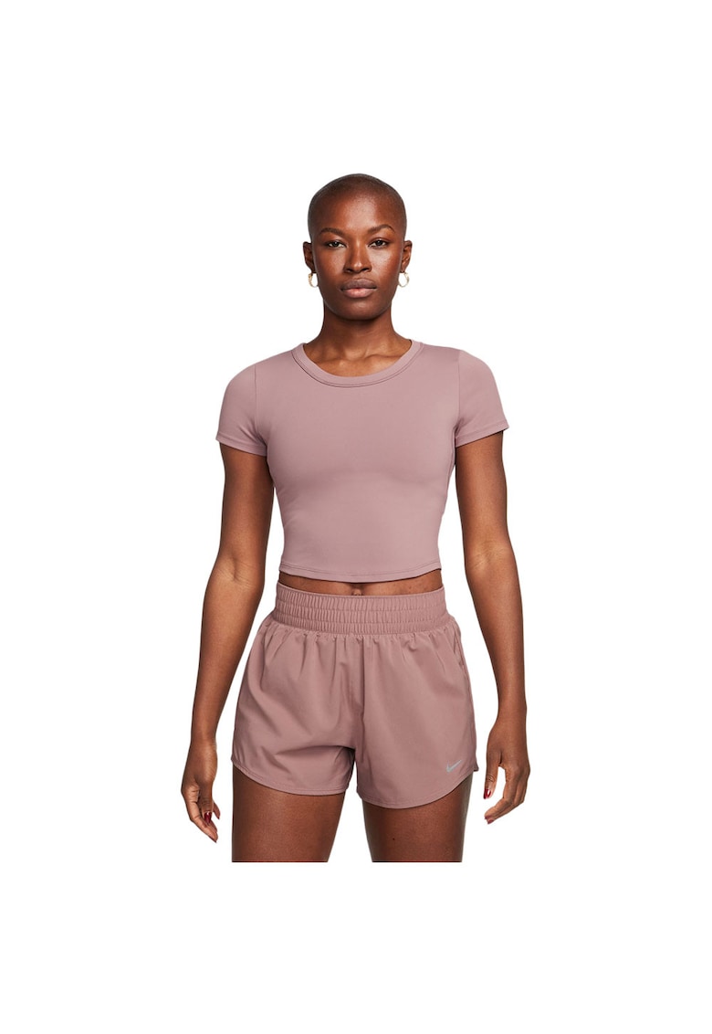Tricou sport One Fitted - maneca scurta - roz - poliester
