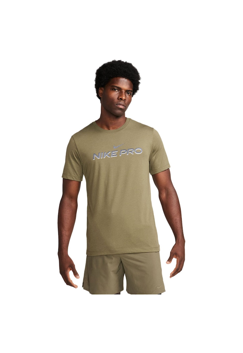 Tricou sport Pro - Dri-FIT - poliester - bumbac - kaki