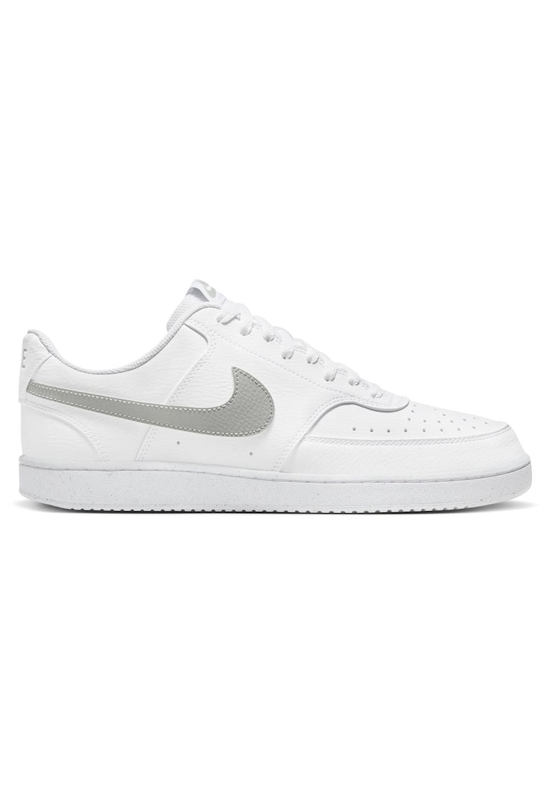 Pantofi sport barbati Court Vision Low NN DH2987 - piele naturala/piele ecologica - alb/gri -