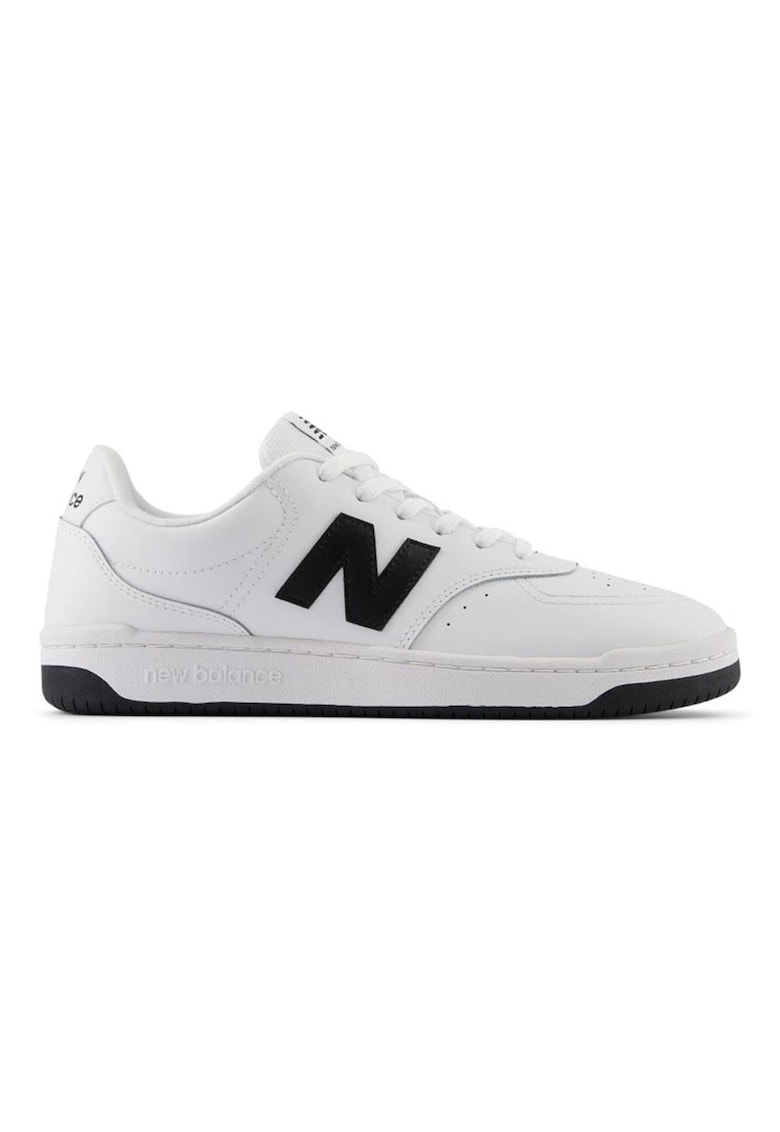 Pantofi sport barbati - BB80 - inchidere cu sireturi - alb - piele ecologica -