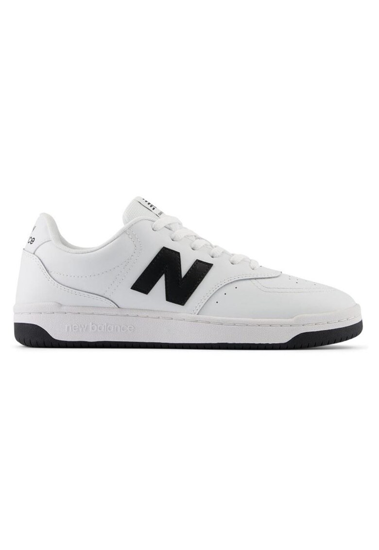 Pantofi sport barbati - BB80 - inchidere cu sireturi - alb - piele ecologica -