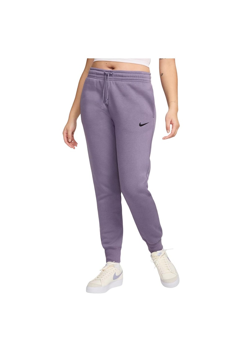 Pantaloni sport dama FZ7626 - Bumbac/Poliester - Mov