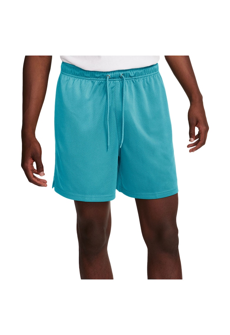 Pantaloni scurti FN3514 - talie elastica - poliester - albastru