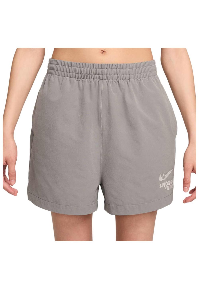 Pantaloni sport scurti dama HF5529 - Nylon - Gri