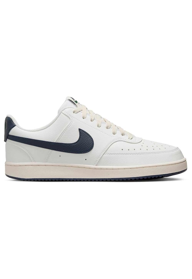 Pantofi sport barbati - Court Vision Low HF9198 - piele ecologica - alb/bleumarin