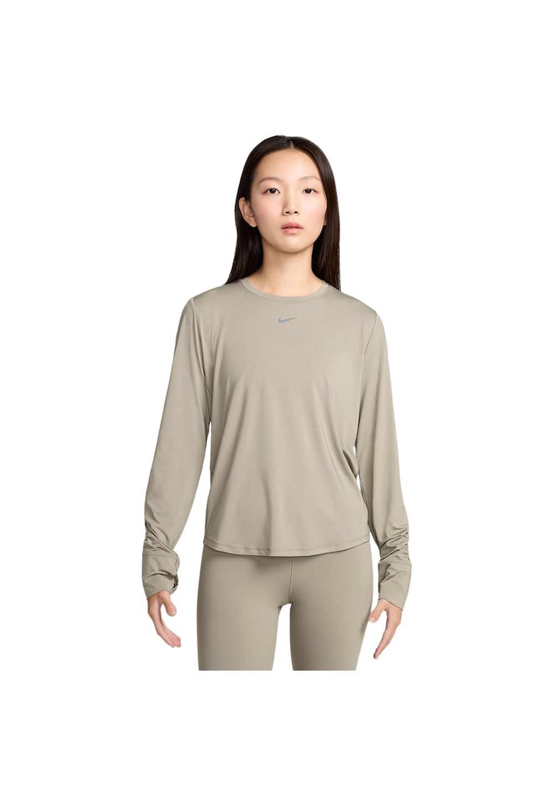 Top sport One Classic Dri-FIT - maneca lunga - uscare rapida - bej - poliester