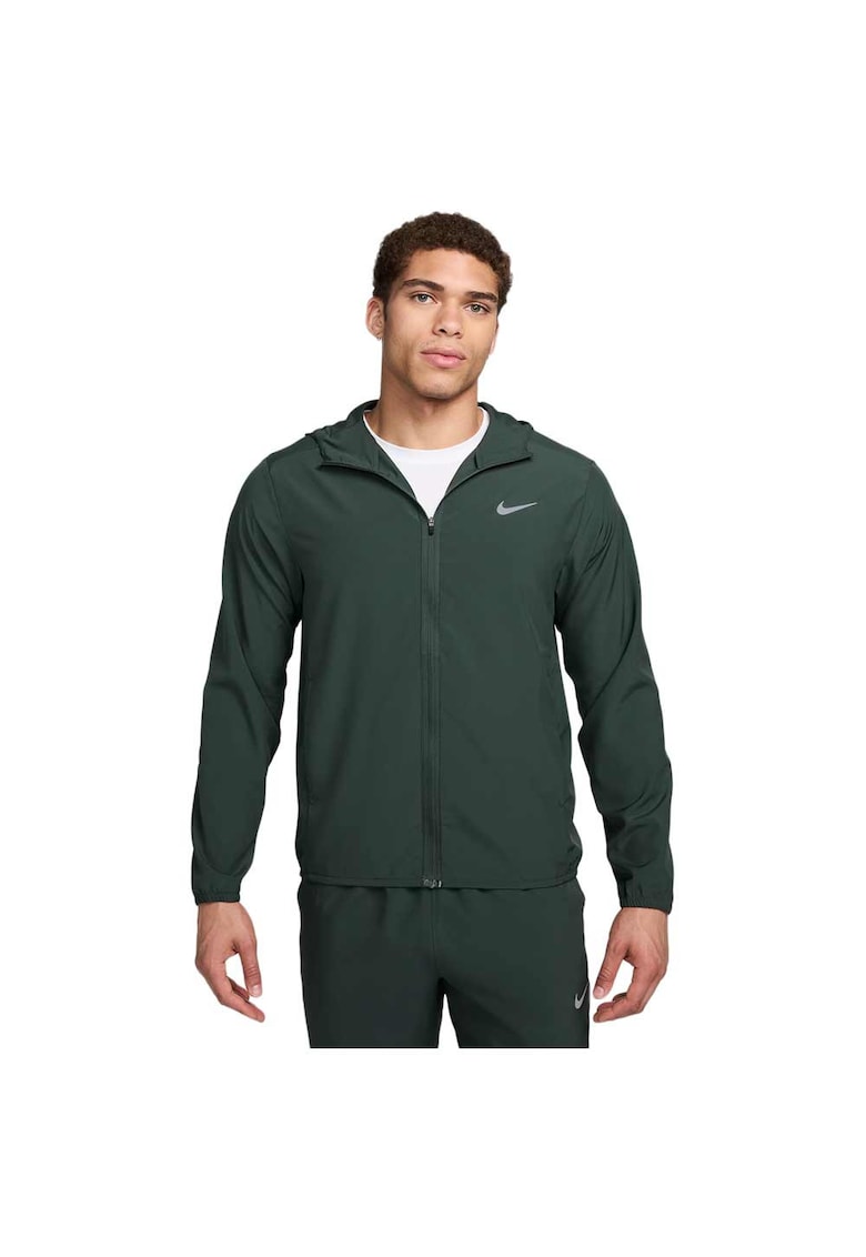 Jacheta sport barbati - Dri-FIT Form - verde - material respirabil -