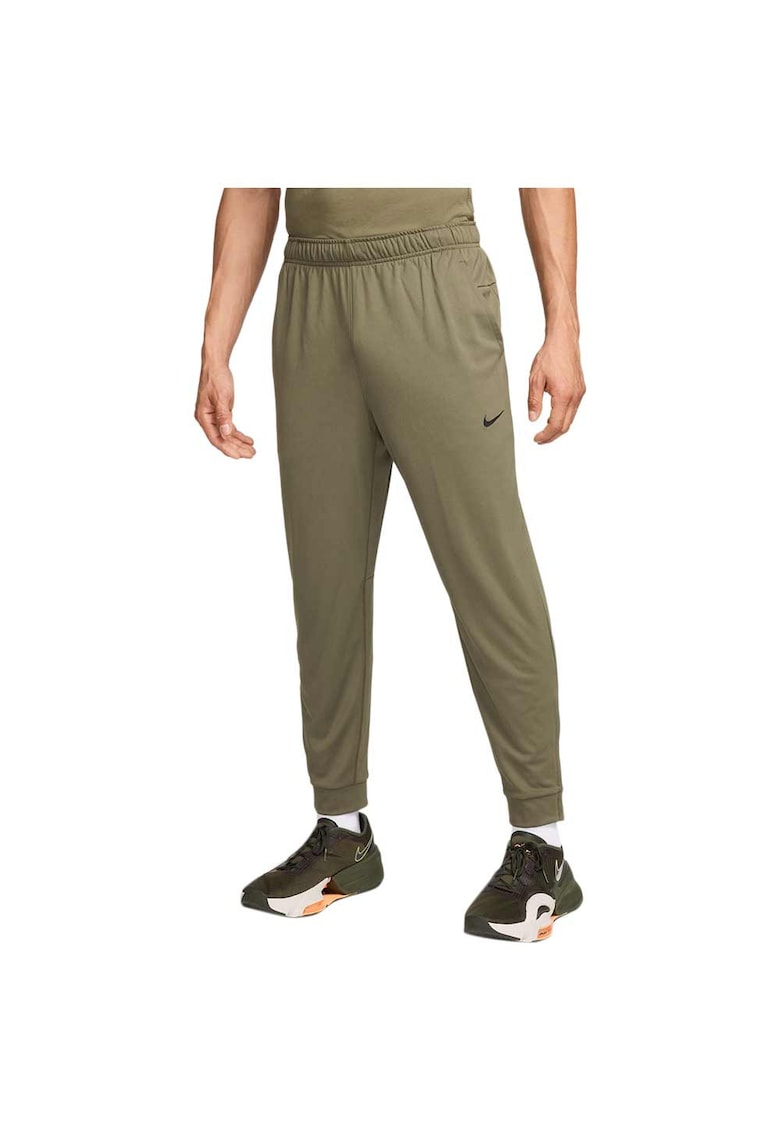 Pantaloni sport Dri-FIT FB7509 - talie elastica - poliester - kaki