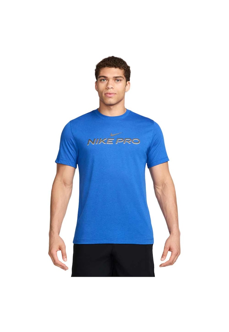 Tricou sport Pro - Dri-FIT - poliester - bumbac - rayon - albastru