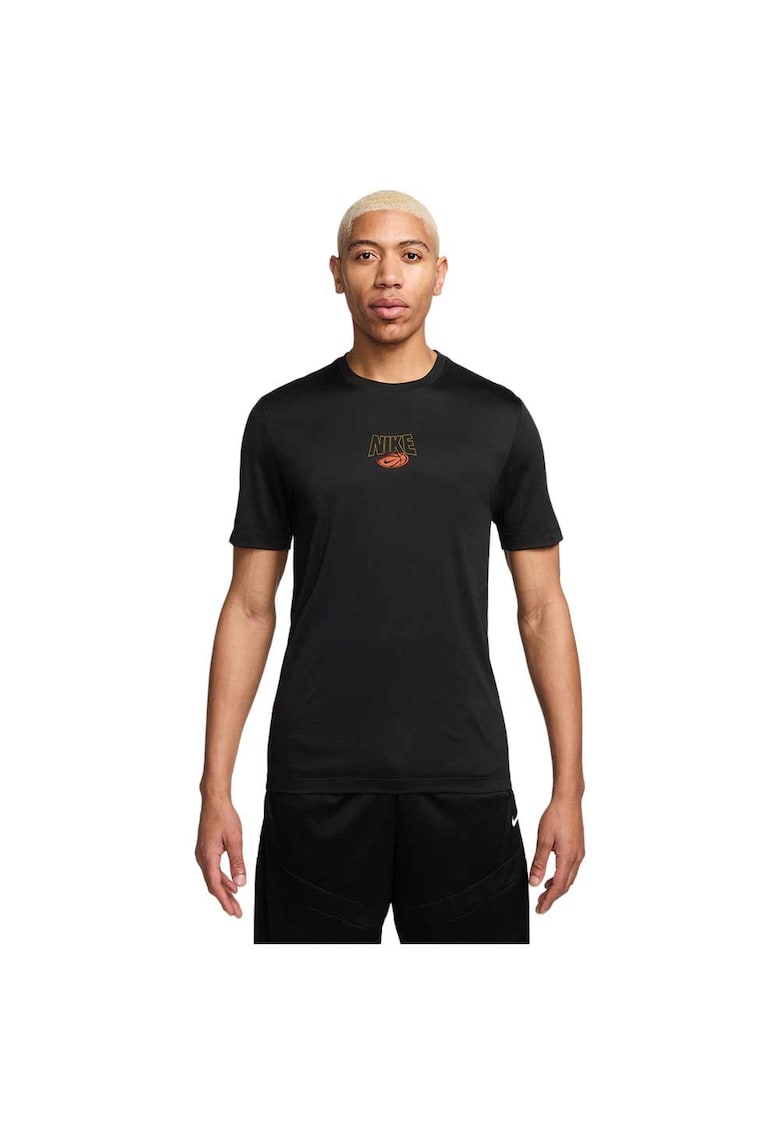 Tricou sport barbati Dri-FIT - negru - poliester