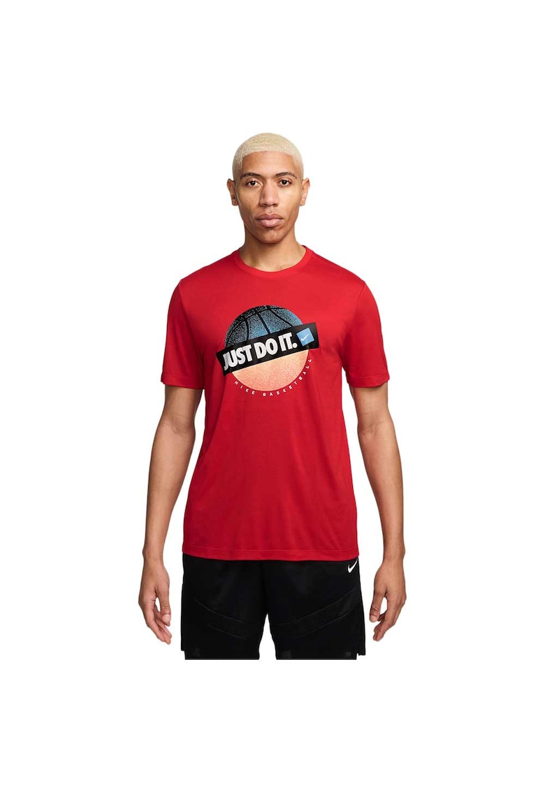 Tricou sport Dri-FIT - rosu - poliester