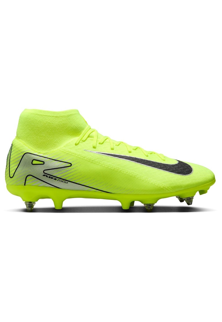 Ghete de fotbal Mercurial Superfly 10 Academy - anti-colmatare - tricotaj personalizabil - verde - plasa