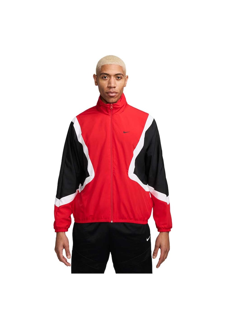 Jacheta sport barbati - Dri-FIT Woven Icon - culoare neagra - material respirabil -