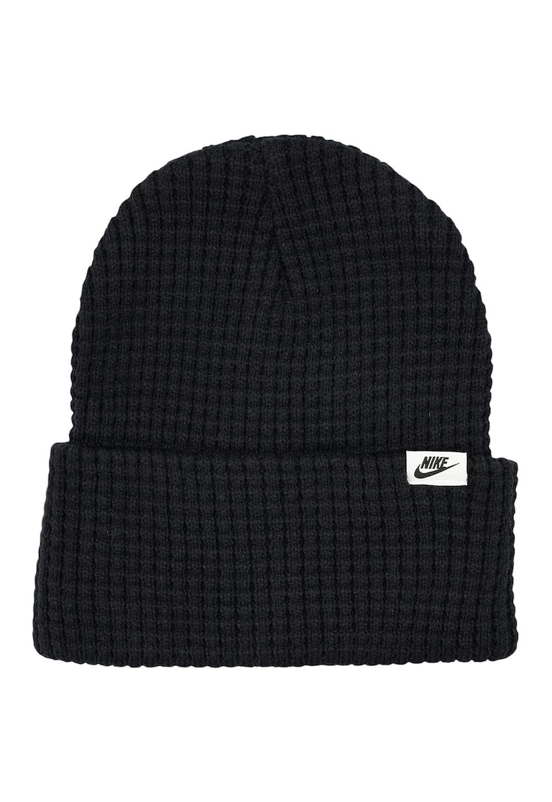 Caciula sport barbati Peak Waffle Knit - unisex - poliester - one size - neagra