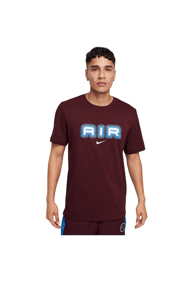 Tricou barbati Air - croiala lejera - decolteu rotund - bumbac - maro