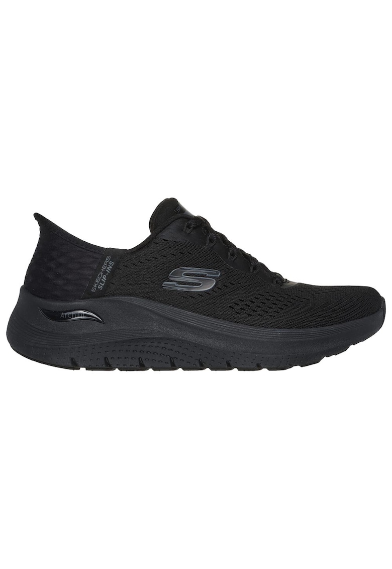 Pantofi sport slip-ins de plasa cu detalii logo Easy - Negrudwqf - Negru
