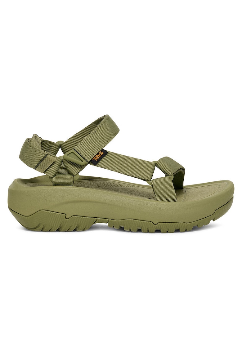 Sandale dama Hurricane - rezistente la apa - cu bareta din poliester reciclat - verde - cauciuc si nylon