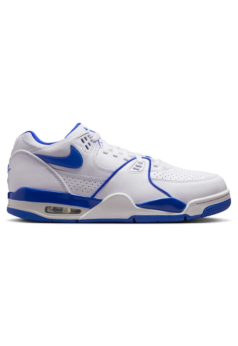 Pantofi sport barbati Air Flight '89 Low - alb/albastru - piele ecologica - tehnologie Nike Air - croiala joasa