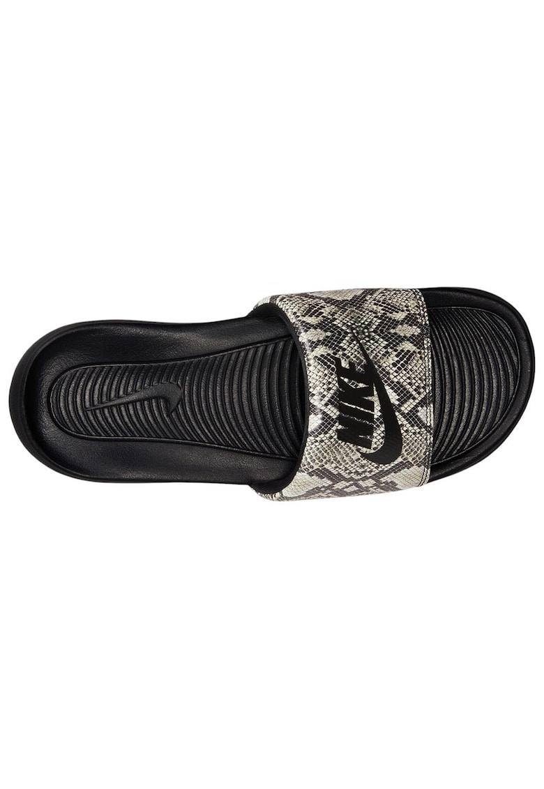 Slapi dama Victori One Slide Print - negru - spuma EVA - talpa antiderapanta
