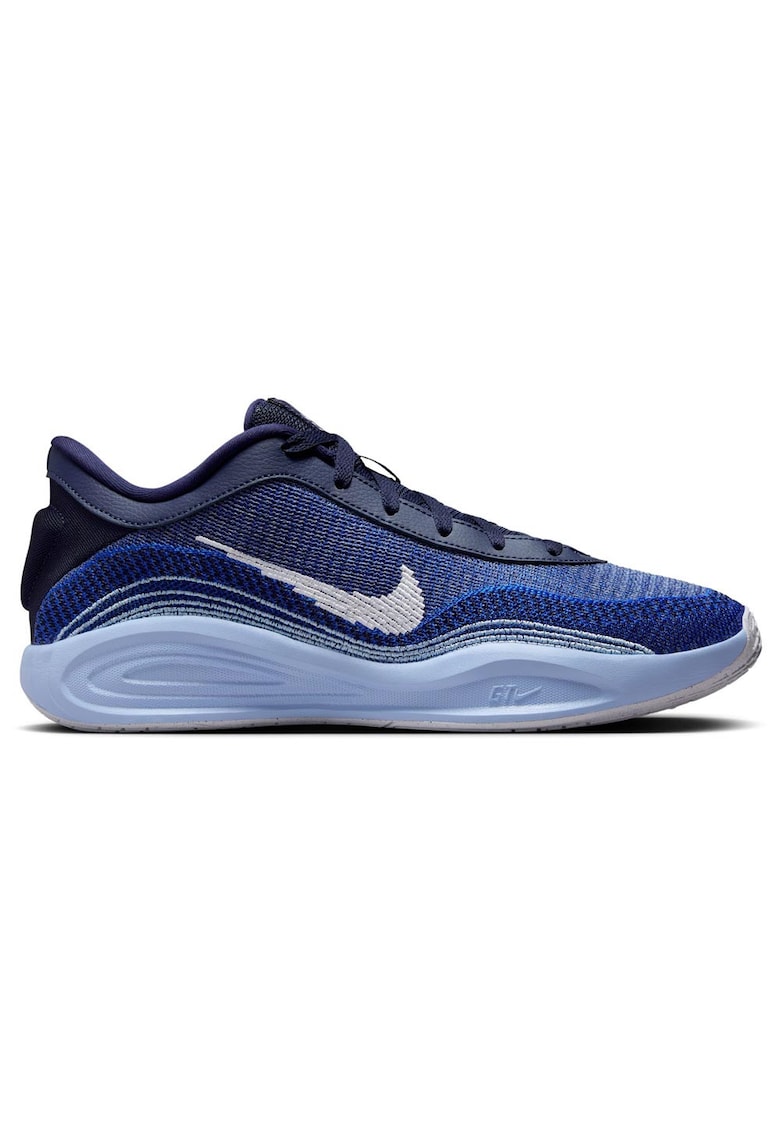 Pantofi sport copii Hustle Academy - Flyknit - material textil - absorbtie socuri - albastru