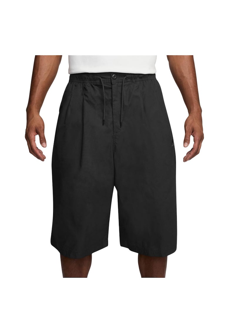 Pantaloni scurti Club HJ2540 - croiala larga - bumbac - negru